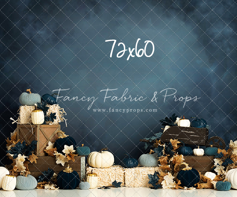 Blue Pumpkins of Fall