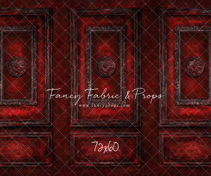 Crimson Antiqued Wall