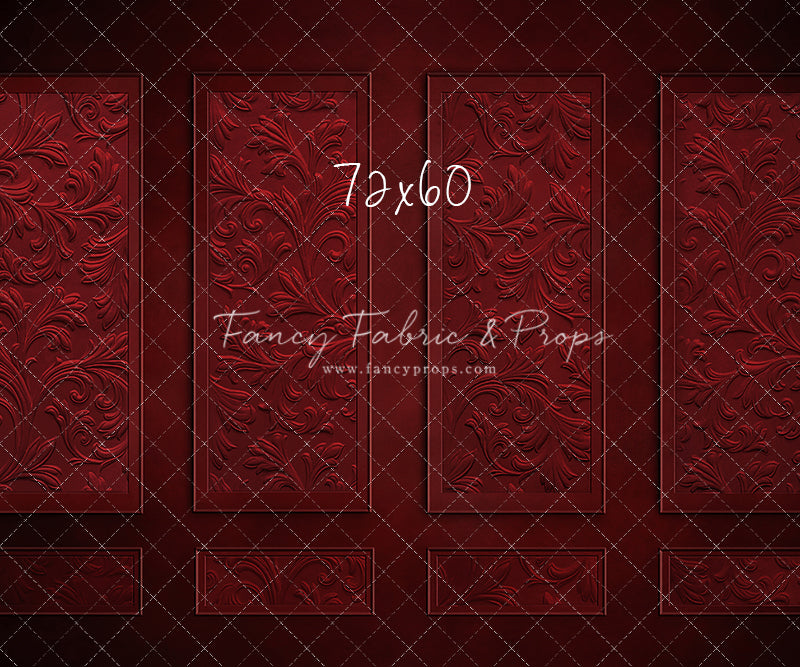 Elegant Crimson Wall