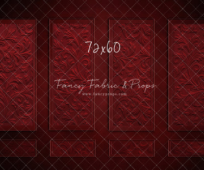 Elegant Crimson Wall