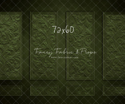 Elegant Emerald Wall