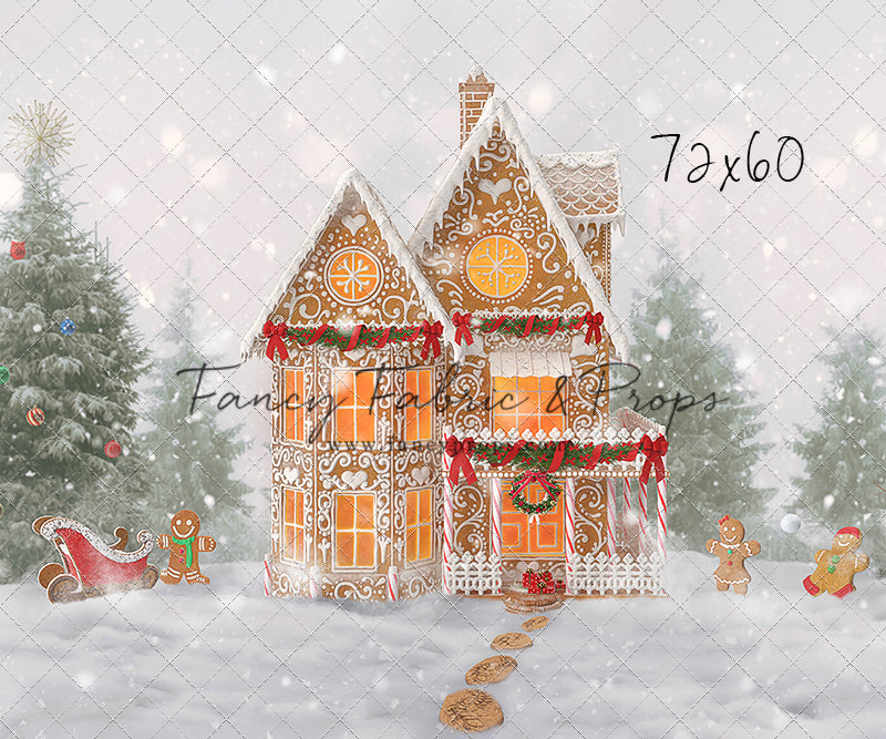 Frosty Gingerbread House