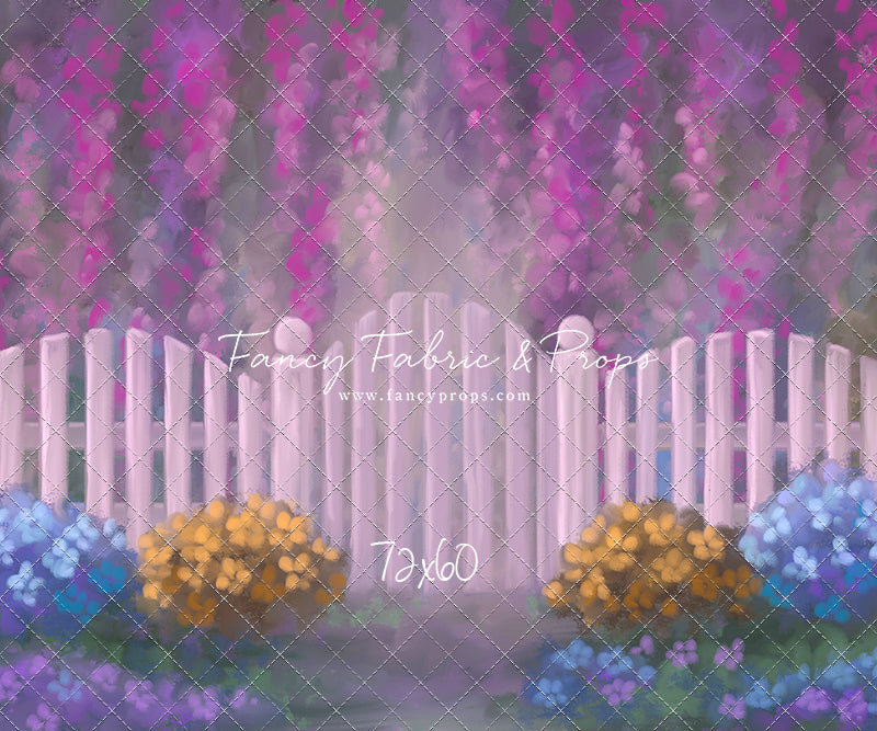 Fuchsia Garden - With Sweep Option