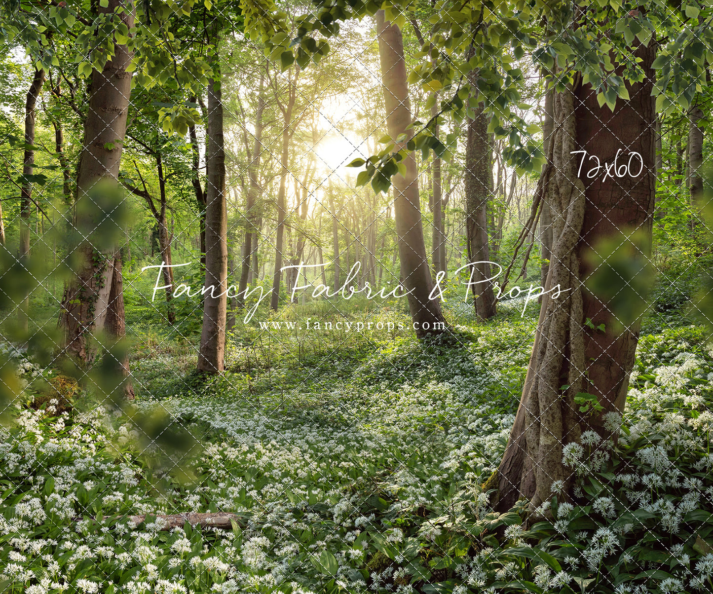 Lush Flowering Forest