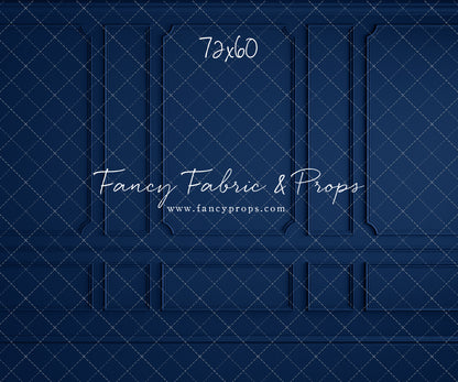 Midnight Wainscoting Wall