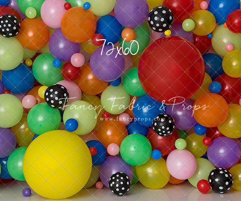 Primary Polka Dot Balloon Wall