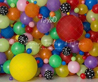 Primary Polka Dot Balloon Wall