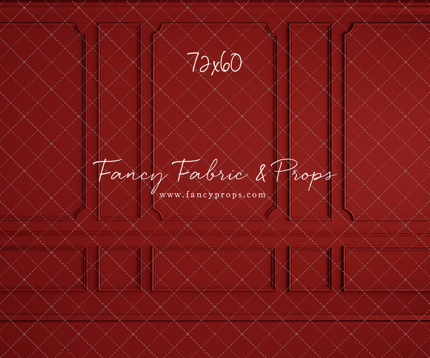 Red Wainscoting Wall