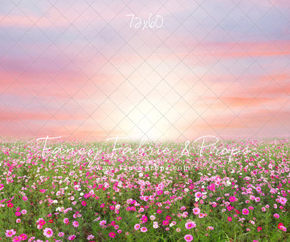 Rosy Wildflower Stroll