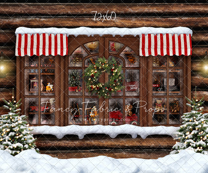 Santa's Workshop Window