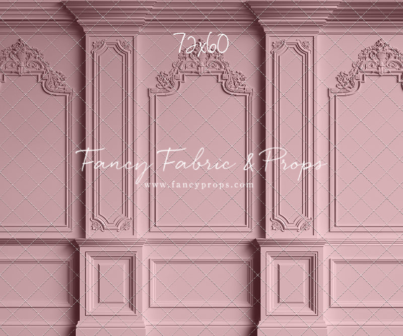 Classic Pink Victorian Wall - With Sweep Option