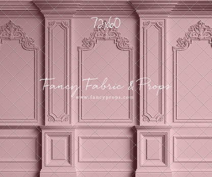 Classic Pink Victorian Wall - With Sweep Option