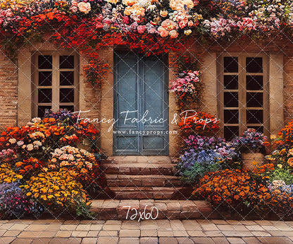 Floral Villa Entrance