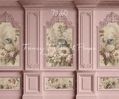 Rose Floral Victorian Wall - With Sweep Option