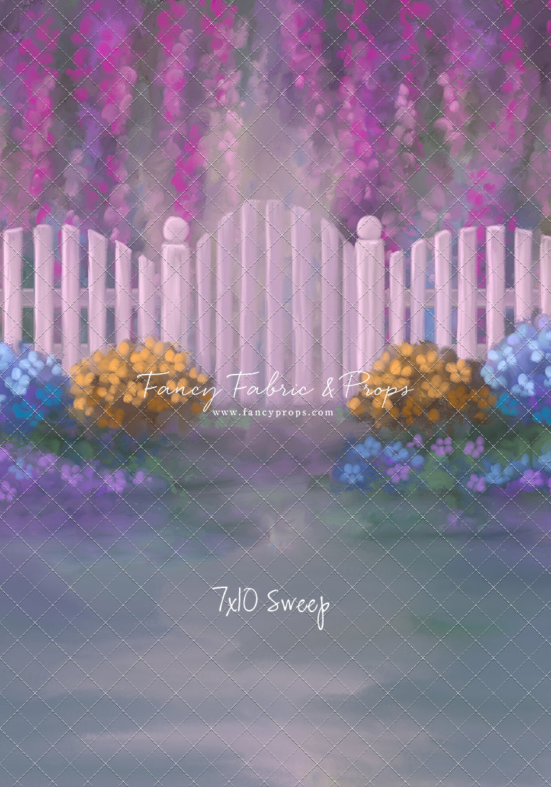 Fuchsia Garden - With Sweep Option