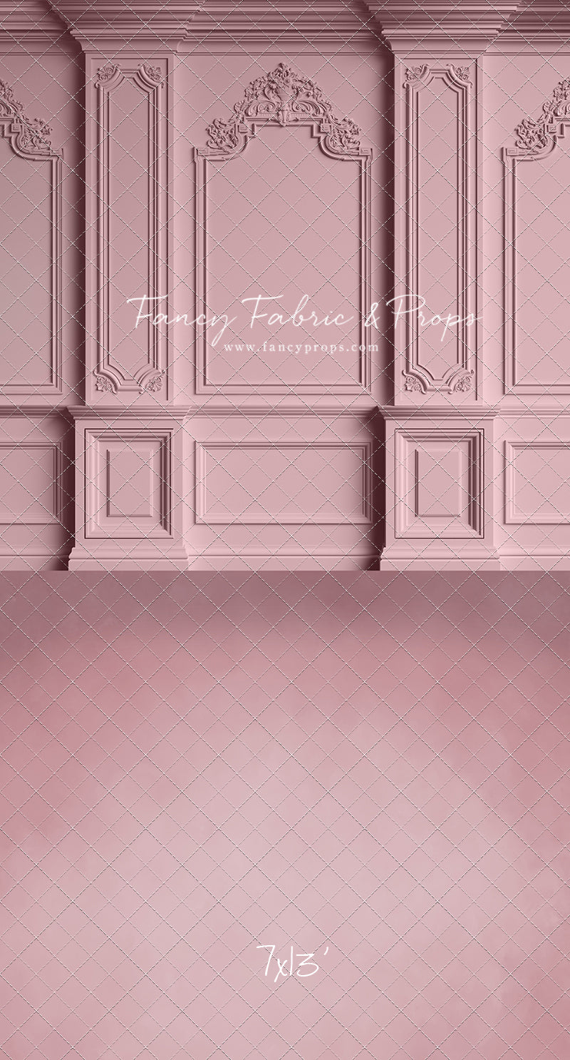 Classic Pink Victorian Wall - With Sweep Option