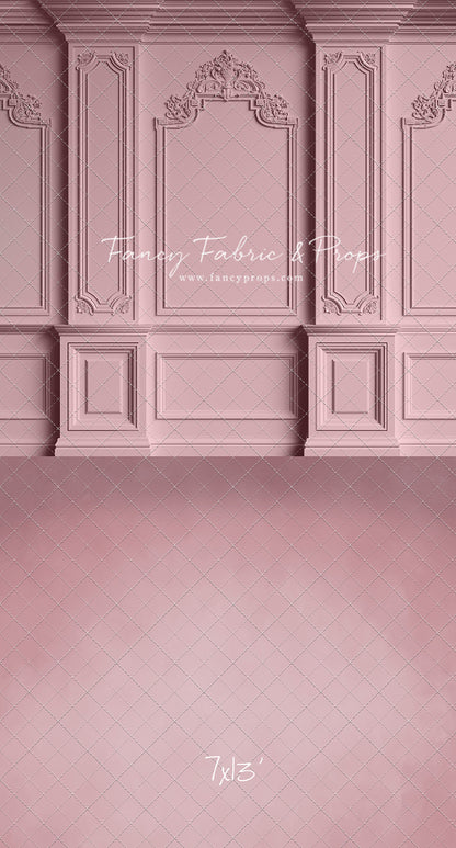 Classic Pink Victorian Wall - With Sweep Option
