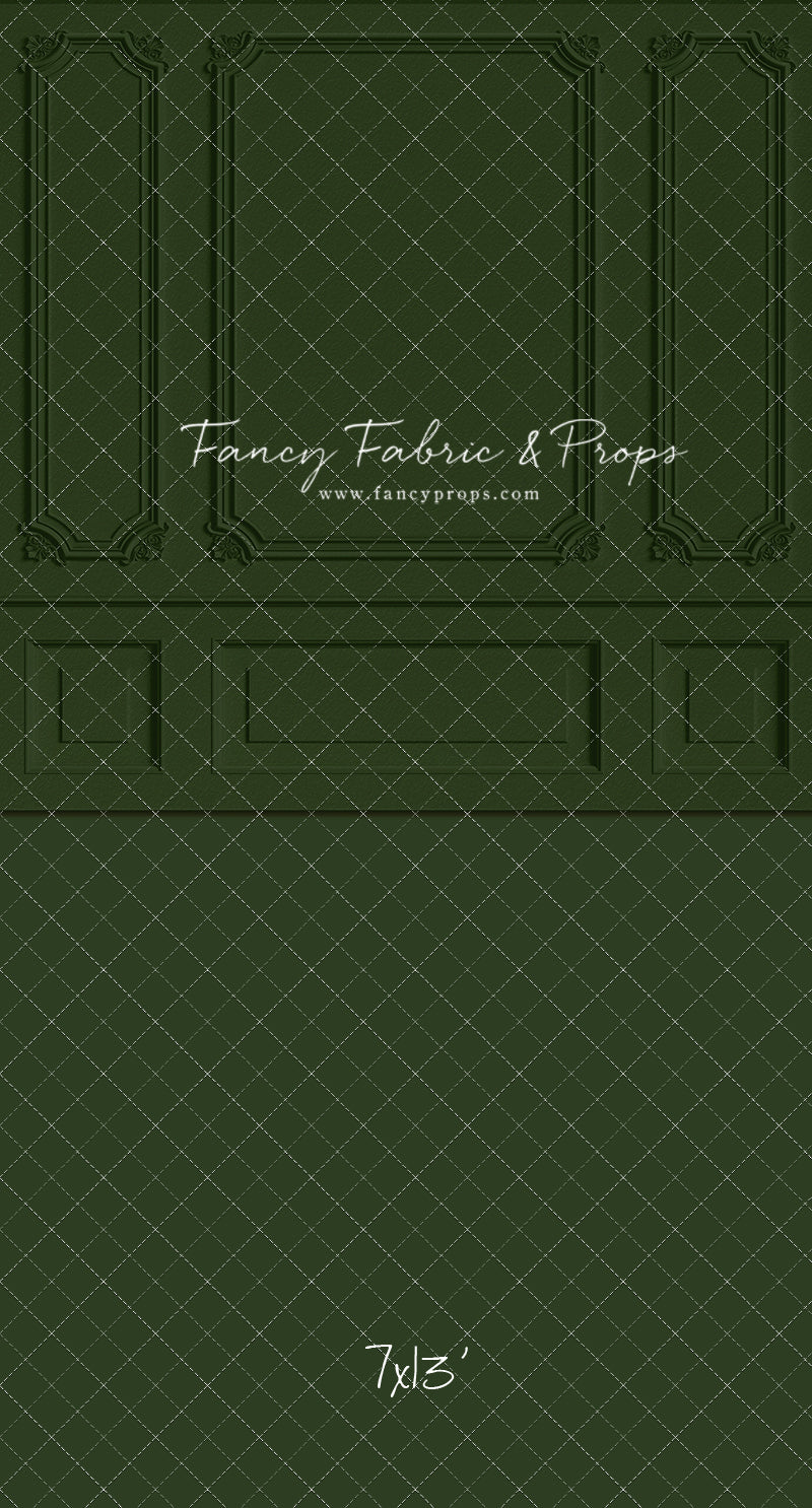 Classic Evergreen Wainscoting Wall - With Sweep Option