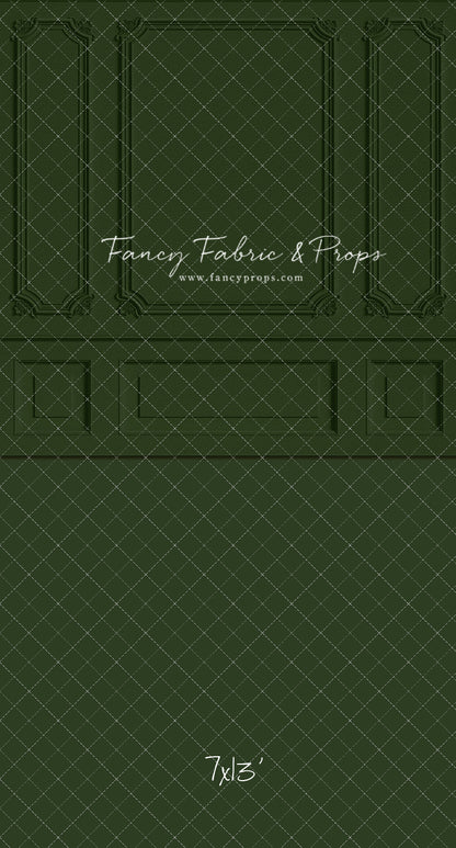 Classic Evergreen Wainscoting Wall - With Sweep Option