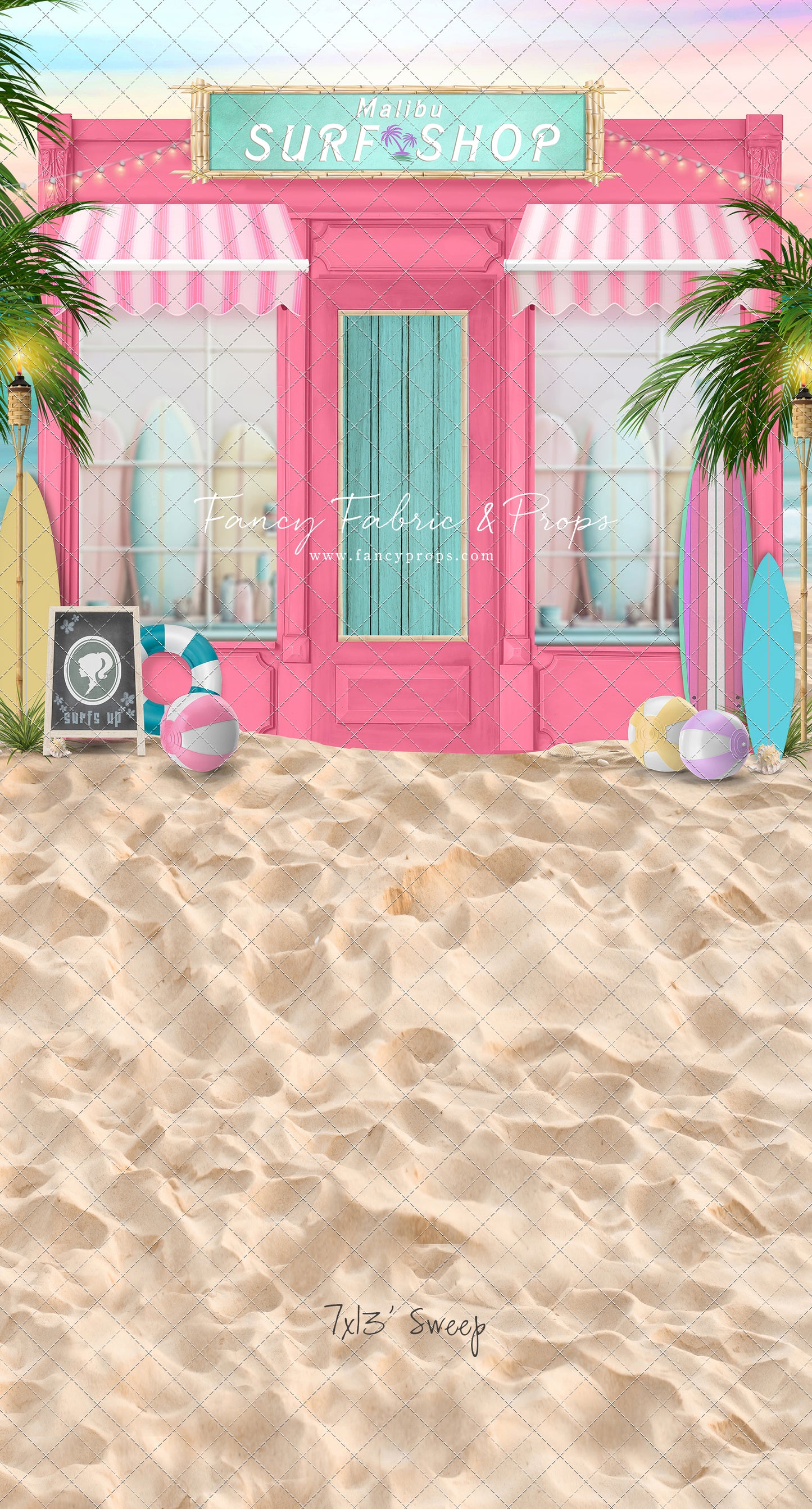 Malibu Barbie Surf Shop - With Sweep Option