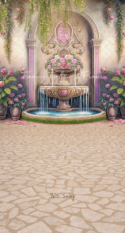 Pink Wishes Fountain - With Sweep Option