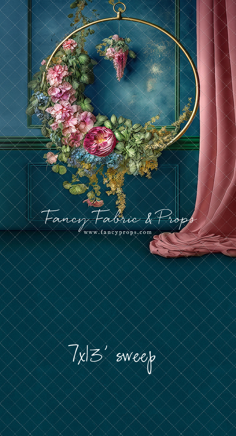 Turquoise Elegant Hoop - Sweep Sizes Only