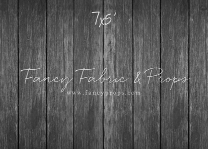 Charcoal Wood Planks Mat Floor