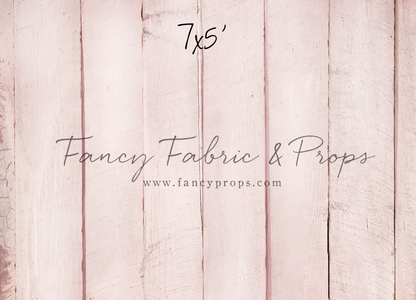 Princess Pink Wood Planks Mat Floor