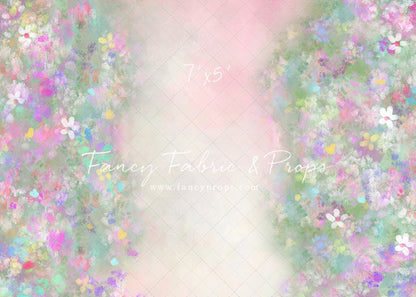 Rainbow Floral Path Mat Floor