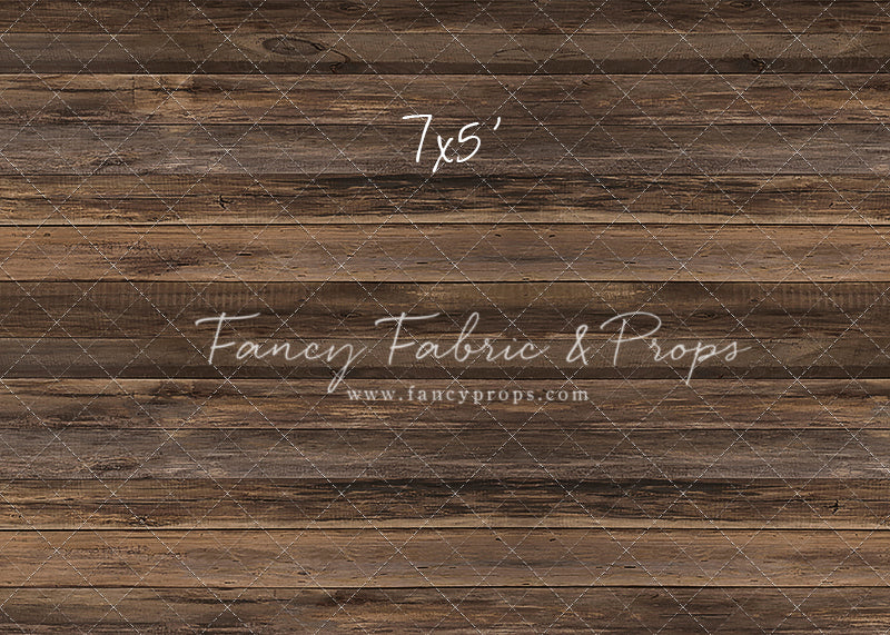 Knox Horizontal Rustic Wood Planks Mat Floor