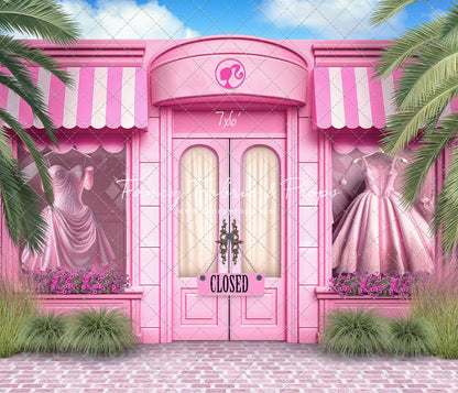 Barbie Boutique - With Pink Brick - With Sweep Option