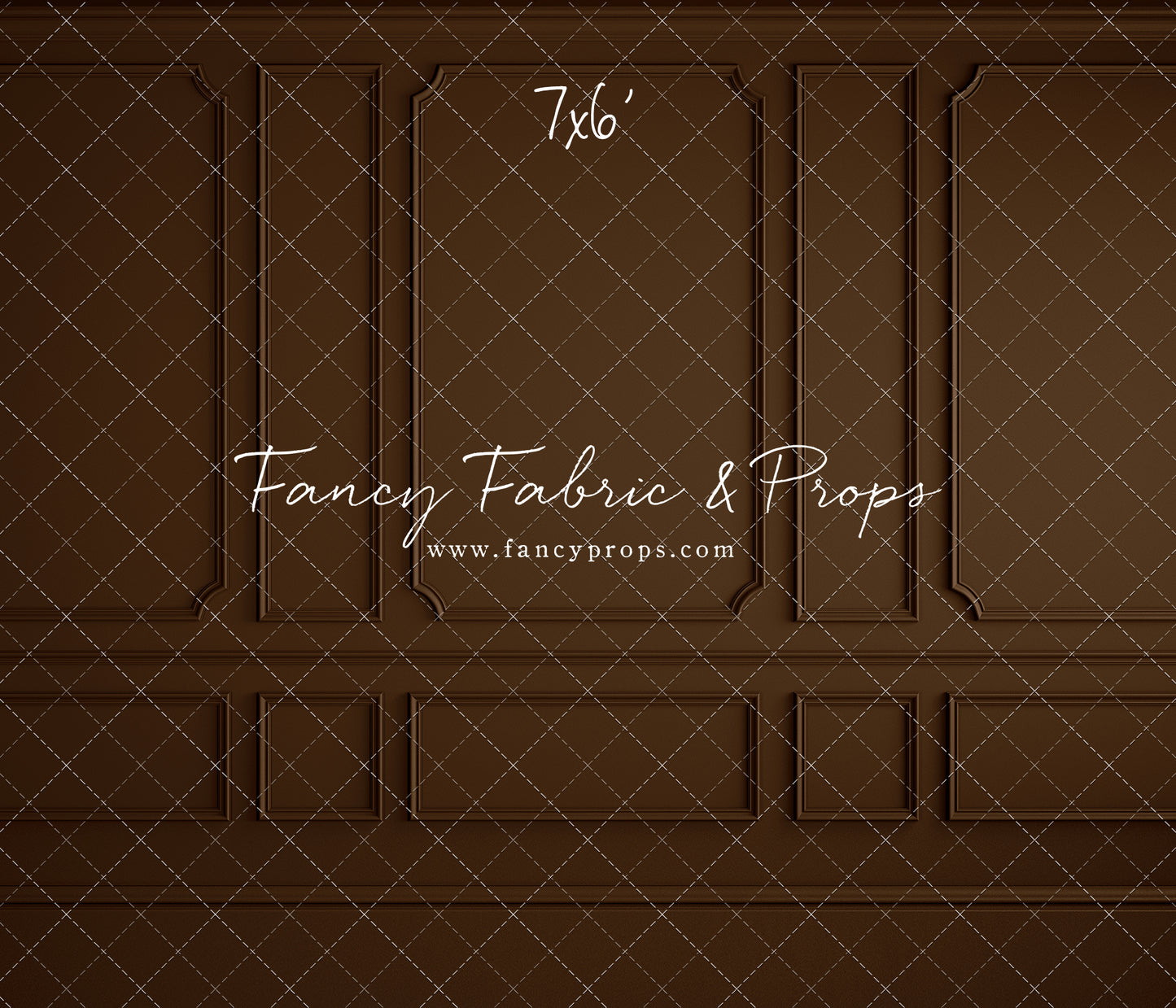 Brown Wainscoting Wall