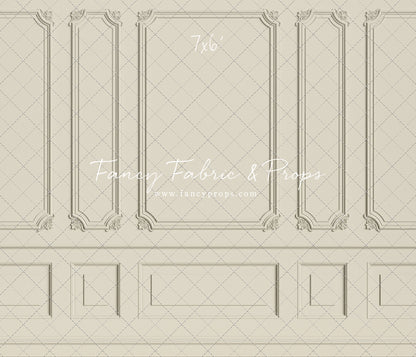 Classic Cream Wainscoting Wall - With Sweep Option