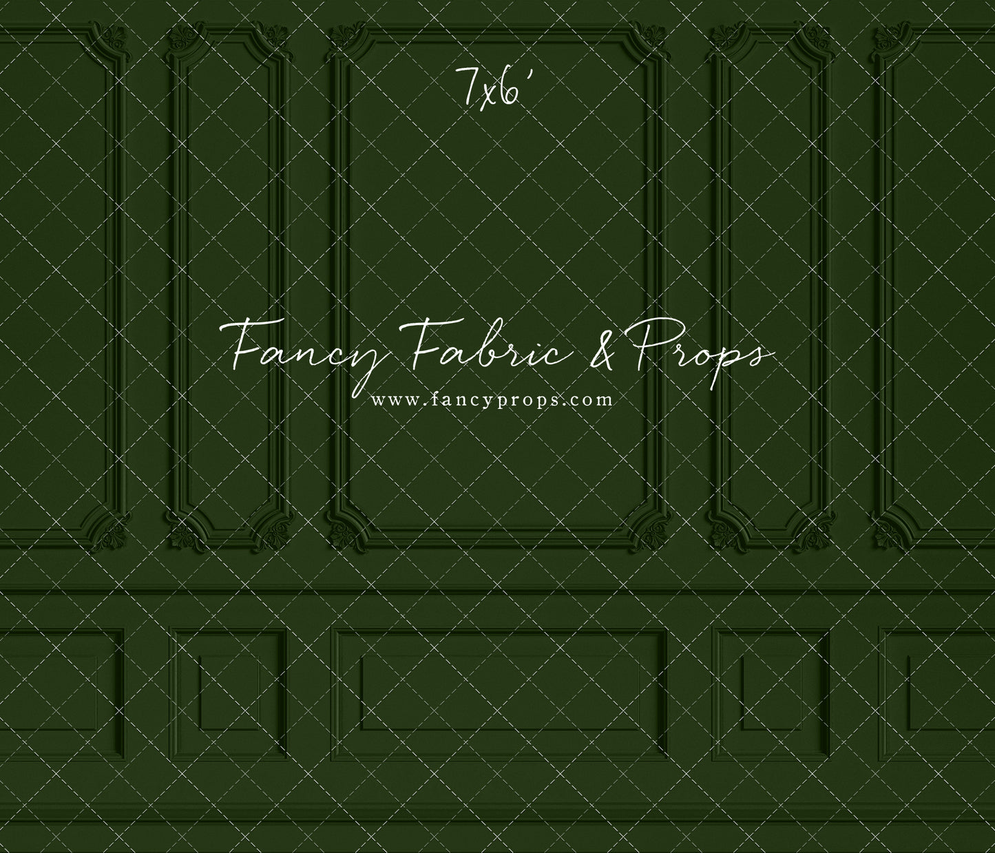 Classic Evergreen Wainscoting Wall - With Sweep Option