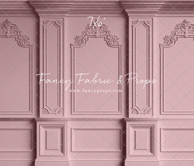 Classic Pink Victorian Wall - With Sweep Option