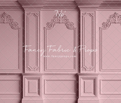 Classic Pink Victorian Wall - With Sweep Option