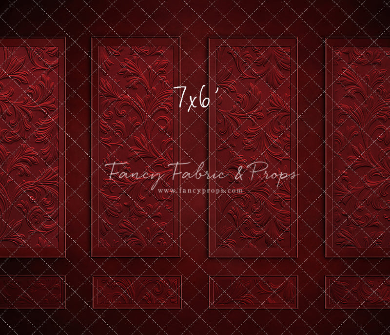 Elegant Crimson Wall