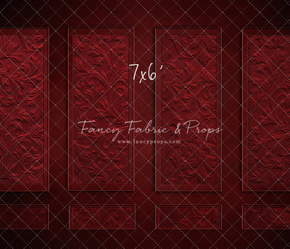 Elegant Crimson Wall