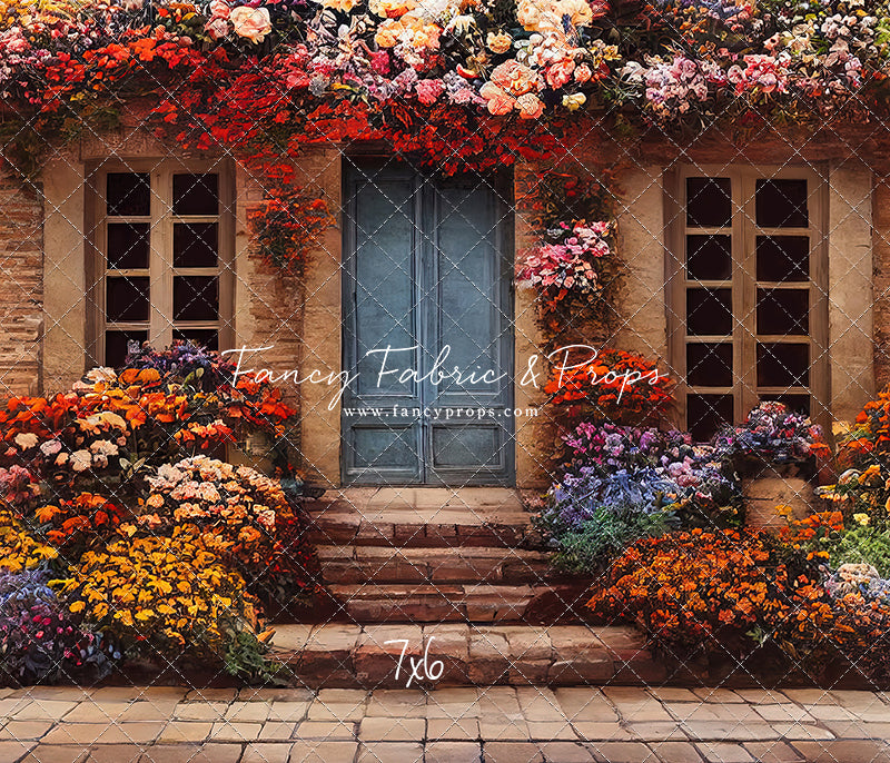 Floral Villa Entrance