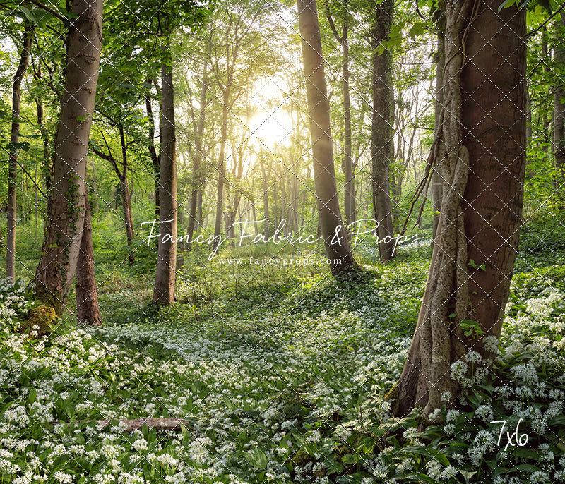 Flowering Forest White Meadow