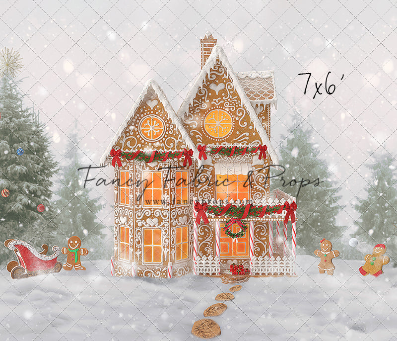 Frosty Gingerbread House