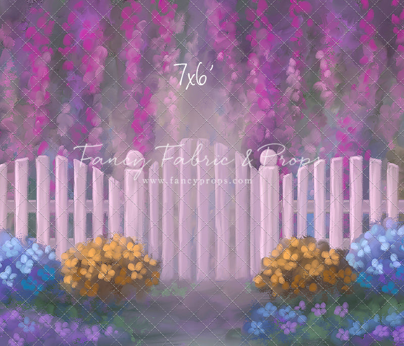 Fuchsia Garden - With Sweep Option