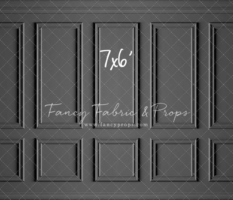 Gray Wainscoting Wall