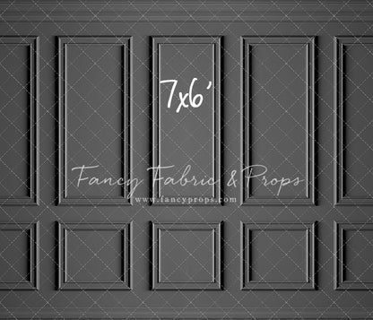 Gray Wainscoting Wall