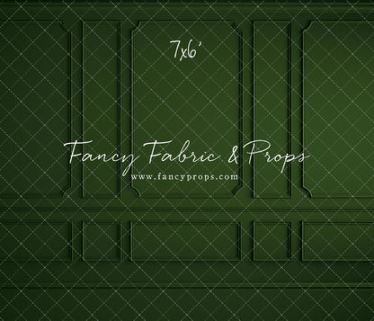 Green Wainscoting Wall