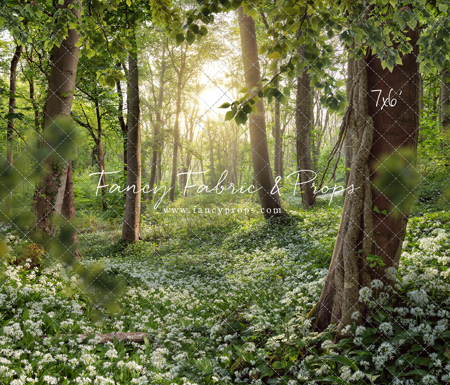 Lush Flowering Forest