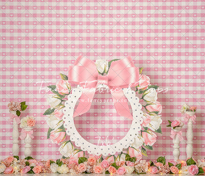 Pink Rose Wreath
