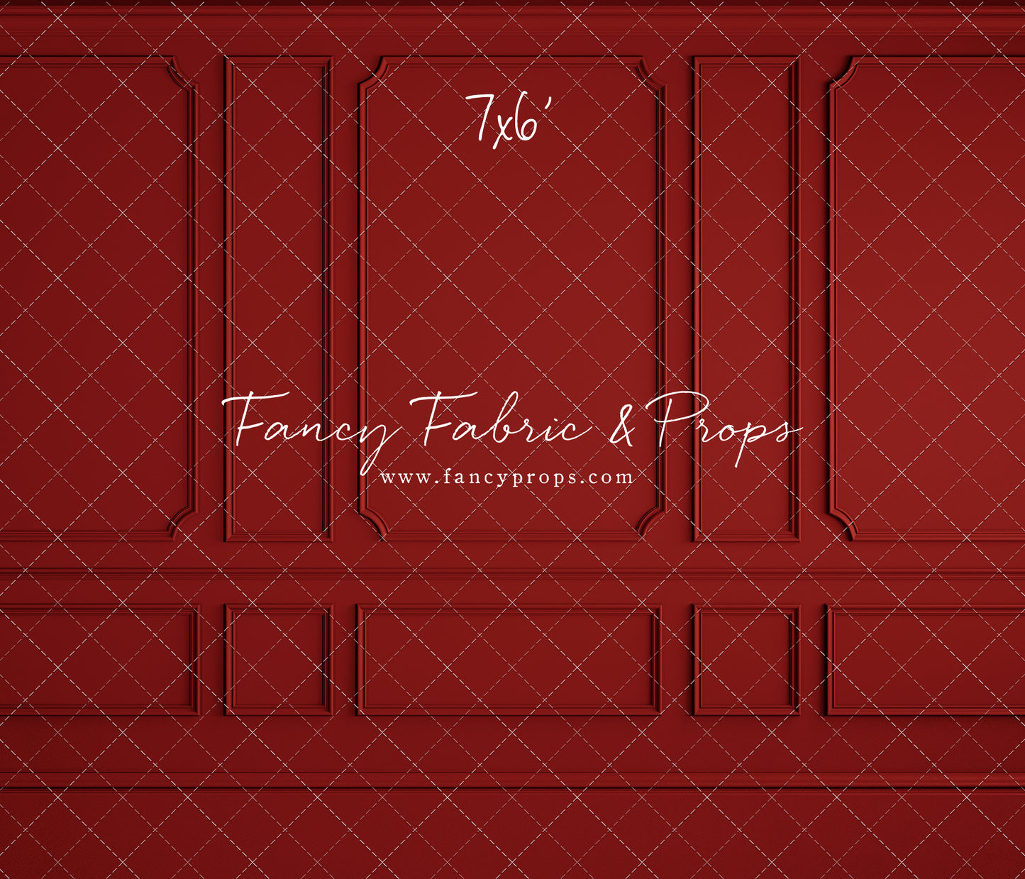 Red Wainscoting Wall