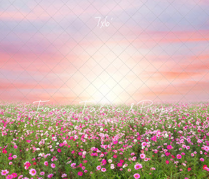 Rosy Wildflower Stroll