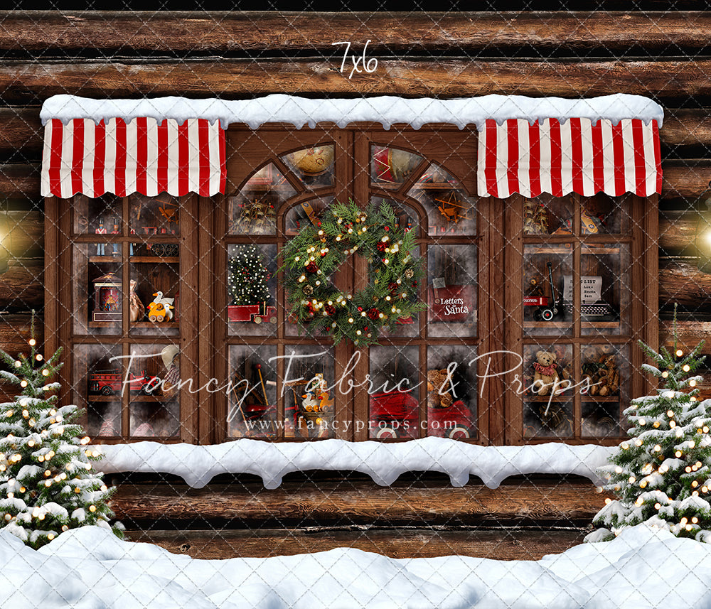 Santa's Workshop Window
